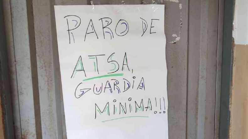 ATSA al paro con movilización este miércoles (Archivo) ATSA al paro con movilización este miércoles (Archivo)