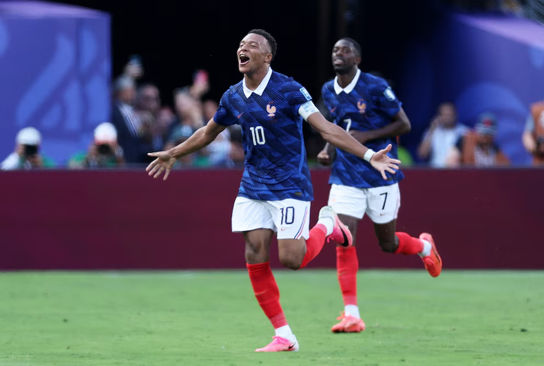 Goleada de Francia.