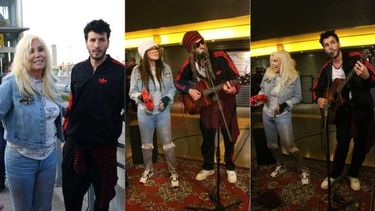 Susana Giménez y Sebastián Yatra dieron un show sorpresa en el Subte H.&nbsp;