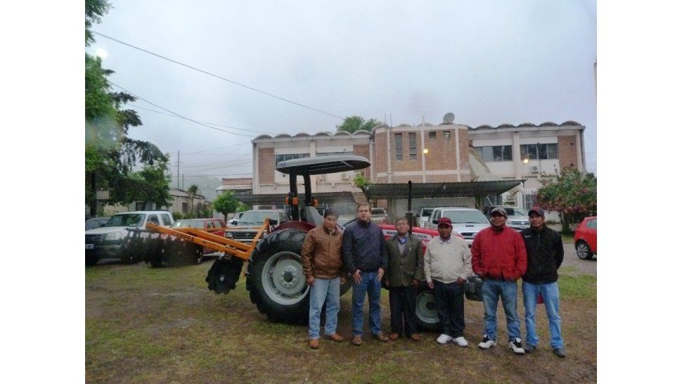 Entrega de tractor