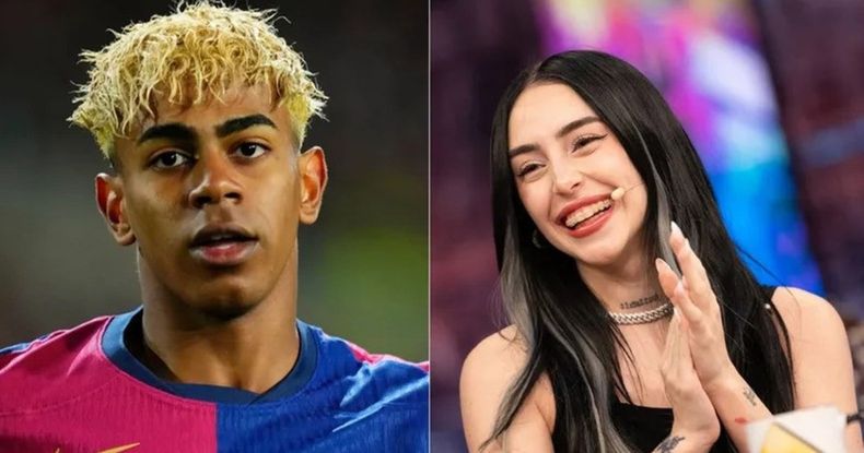 Nicki Nicole y Lamine Yamal.