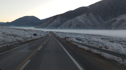 Nieve en la Quebrada de Humahuaca.