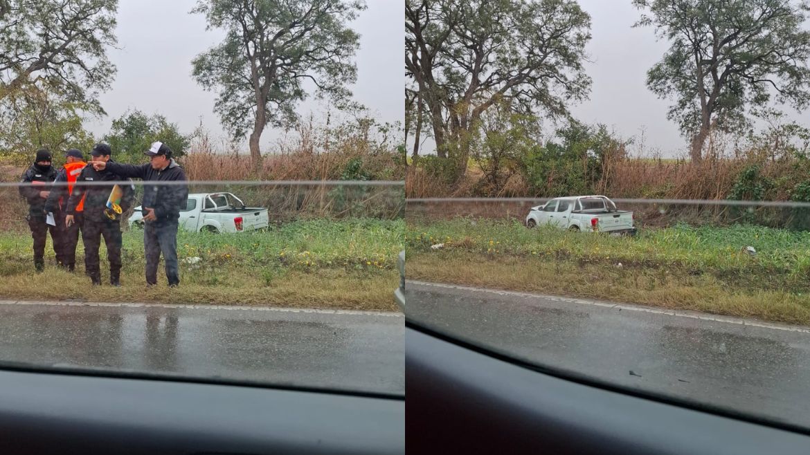 Choque entre un auto y una camioneta en ruta 34 cerca de San Pedro