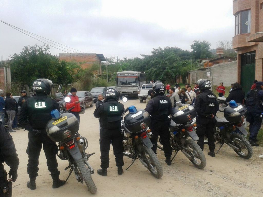 Custodia policial en Campo Verde