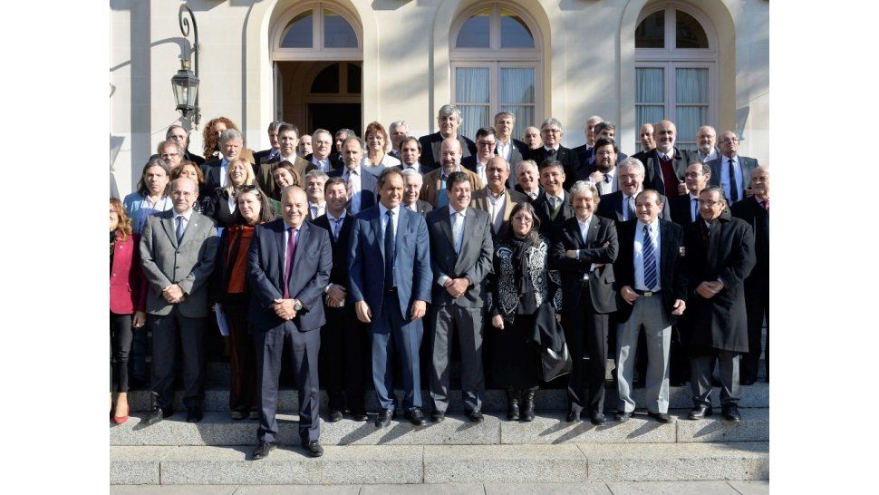 Scioli con los Rectores