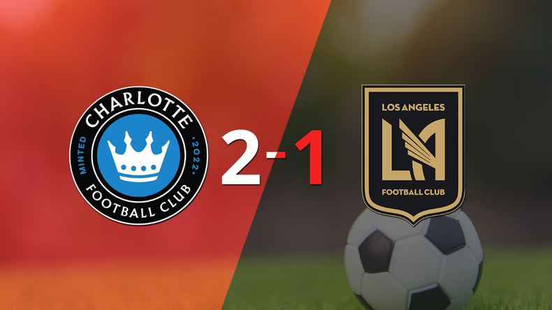 Los Angeles FC cayó 2-1 en su visita a Charlotte FC