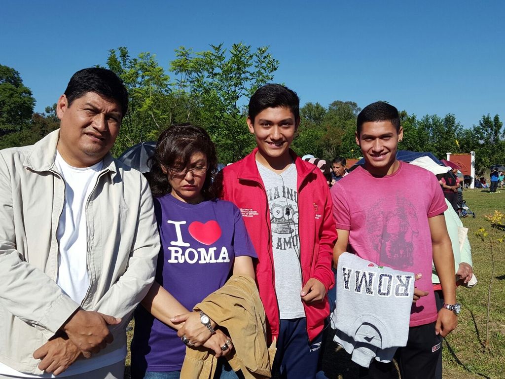 Los jóvenes presentes