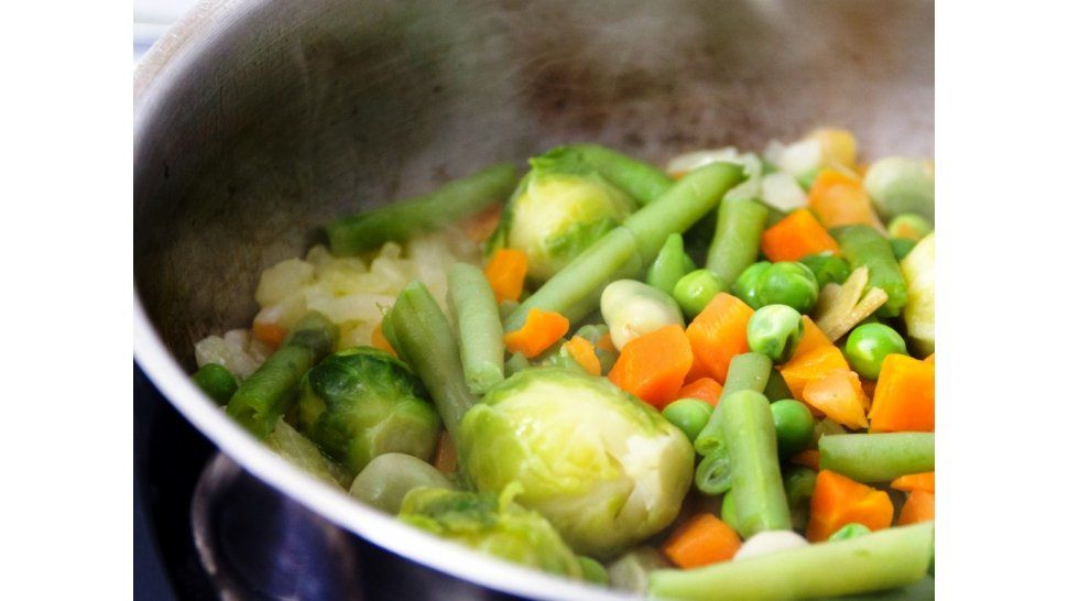Verduras hervidas