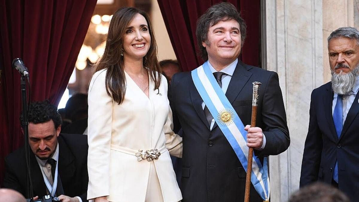 Javier Milei y Victoria Villaruel