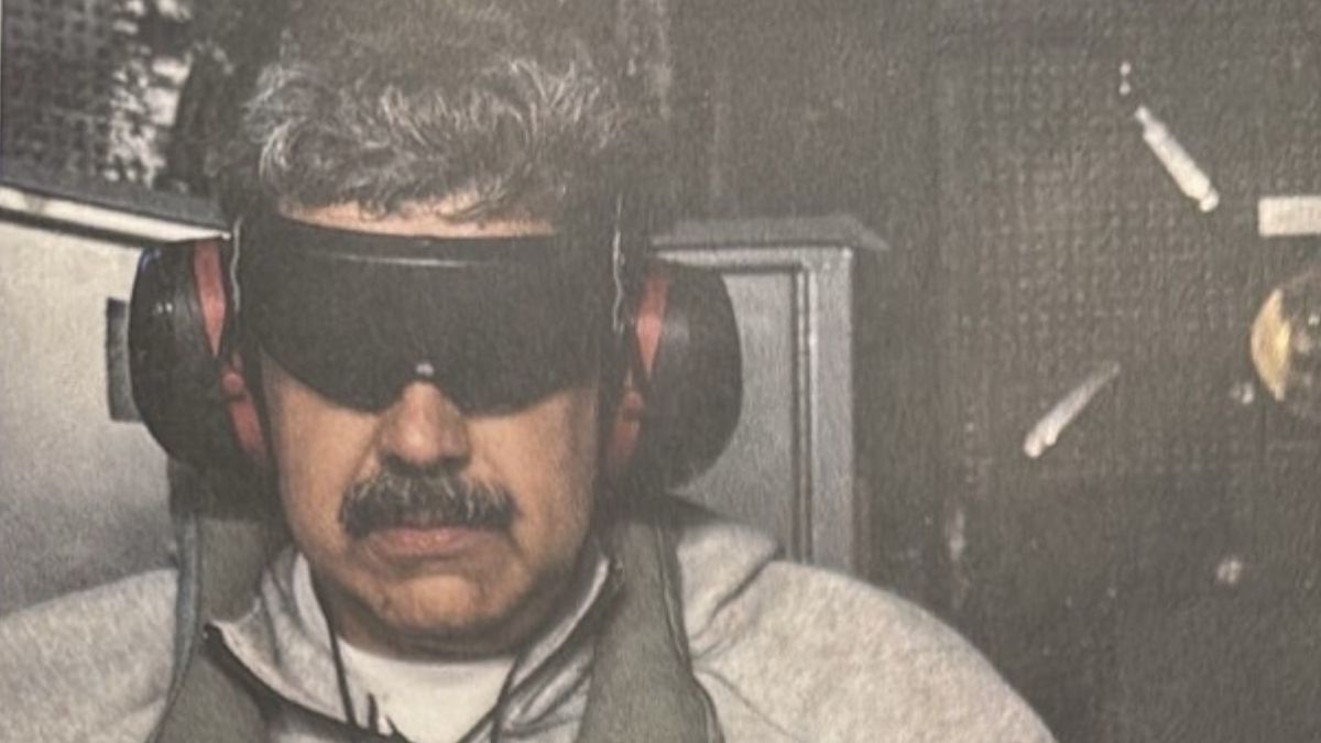 la primera foto de nicolas maduro detenido