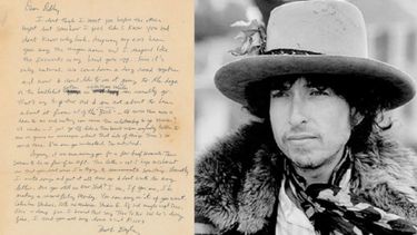 Pagaron casi 700.000 dólares por cartas de Bob Dylan: los detalles.&nbsp;
