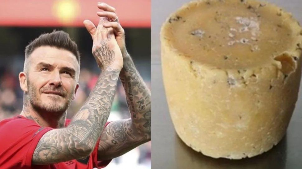 ¡Insólito y asqueroso! Venden queso elaborado con hongos de los pies de David Beckham