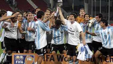 Mundial Sub 20 con la Selección Argentina campeona en el 2005