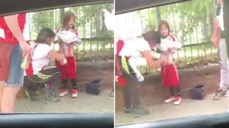 Excarcelaron a la madre que ocultaba bengalas en el cuerpo de su hija