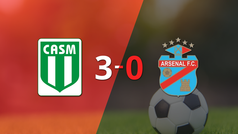 Goleada de San Miguel 3 a 0 sobre Arsenal