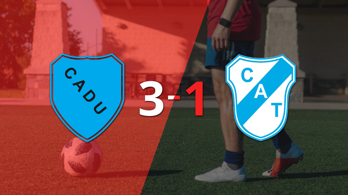 def. unidos logro dar vuelta el marcador y vencer 3-1 a temperley
