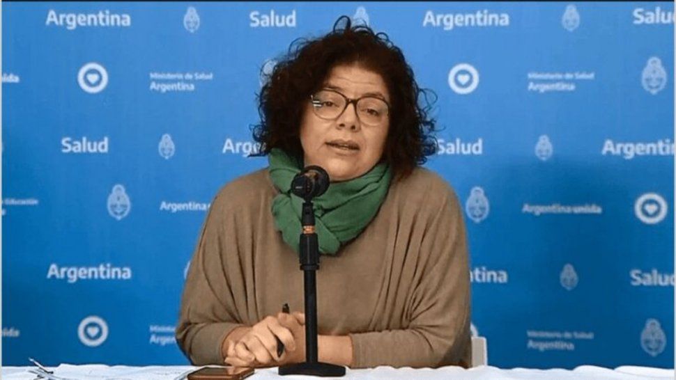 Ministra de Salud, Carla Vizzotti.