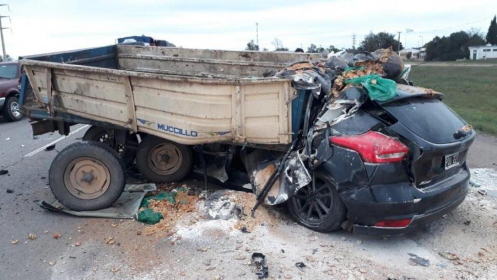 Impresionante choque fatal en Córdoba: murió un hombre y su hija de seis años