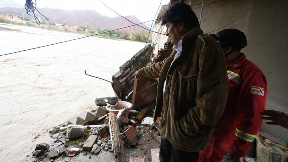 Bolivia declaró estado de emergencia por el temporal 