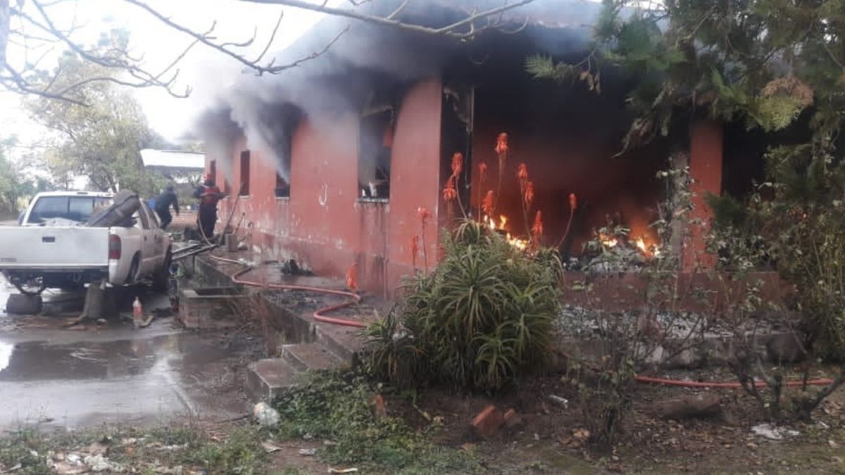 incendio en una finca en ciudad perico