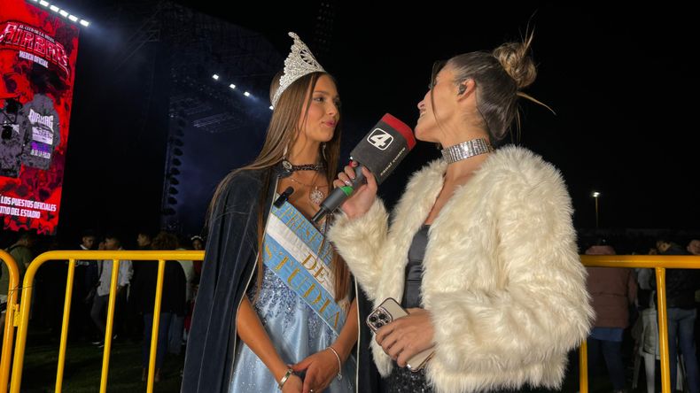 Sofía Masino con Canal 4