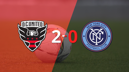 Derrota de New York City FC por 2-0 en su visita a DC United