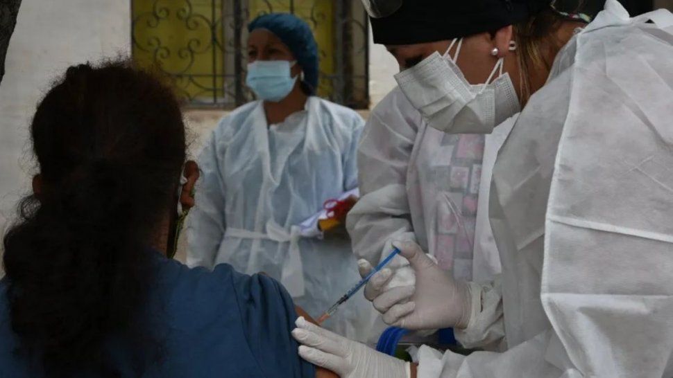 Vacunación contra el coronavirus en Jujuy. /Foto: Prensa Gobernación