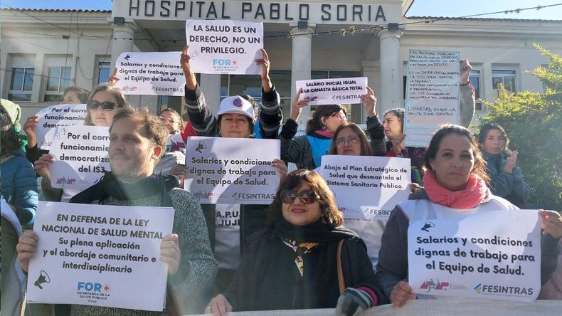 Jujuy se sumó a la jornada nacional de lucha en defensa de la salud pública Jujuy se sumó a la jornada nacional de lucha en defensa de la salud pública