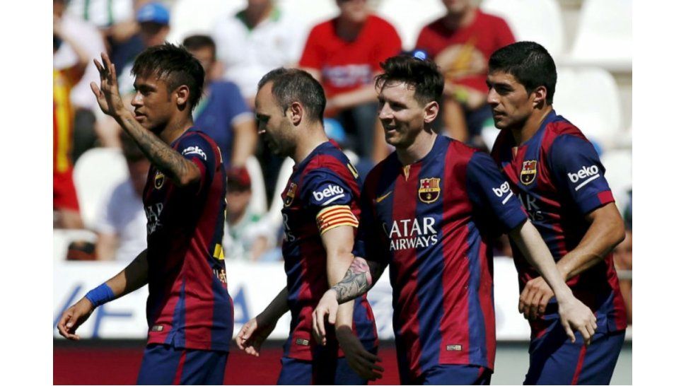 Messi brilla en el Barcelona