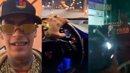 L-Gante protagonizó un incidente con la policía por exceso de velocidad.&nbsp;