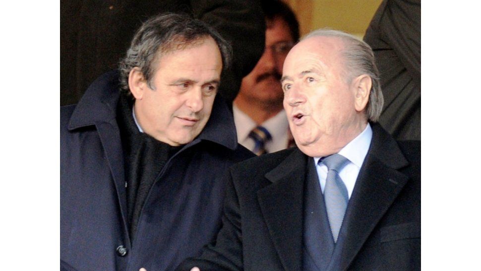 Platini y Blatter