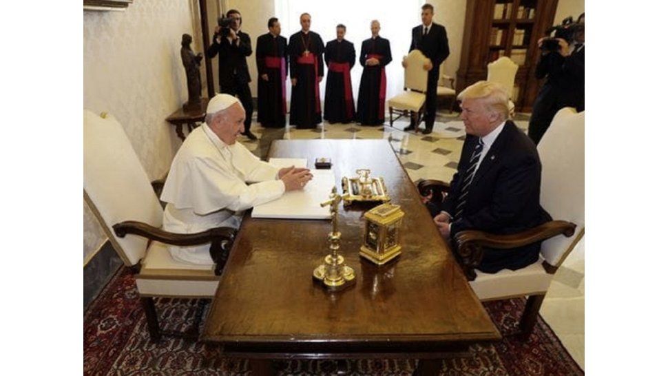 Papa Francisco y Donald Trump