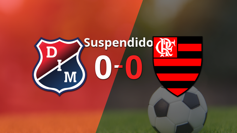 El partido entre Independiente Medellín y Flamengo ha sido suspendido