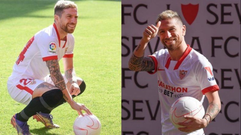 Es un orgullo vestir una camiseta que usó Diego, dijo Papu Gómez en Sevilla