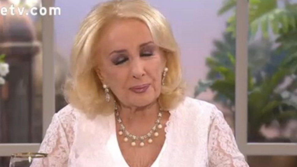 Mirtha se quebró y no pudo contener las lágrimas cuando reflexionó sobre su vida