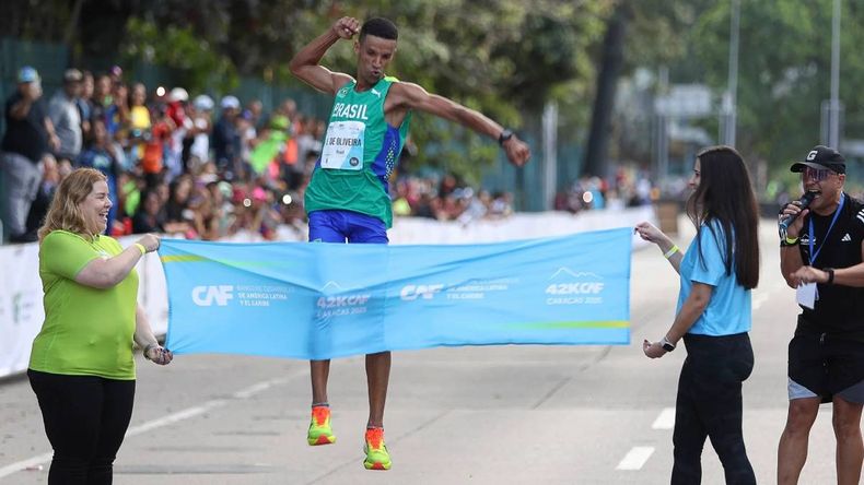 Miguel Maza fue quinto en el Maratón de Venezuela