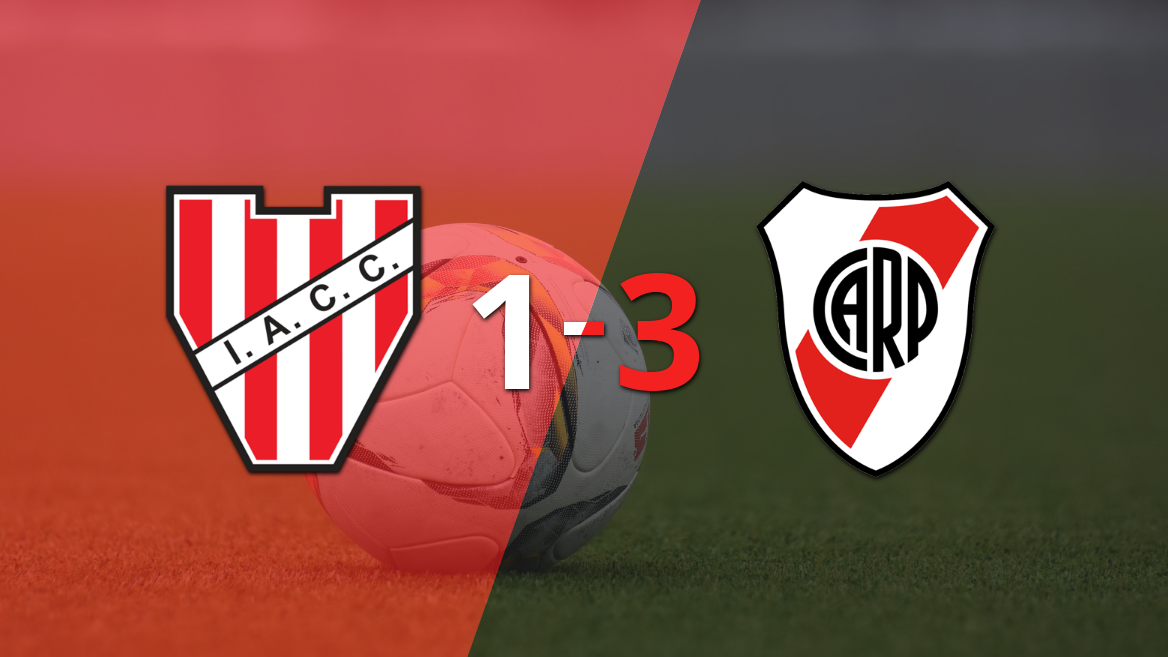 river plate se impone con remontada 3-1 sobre instituto