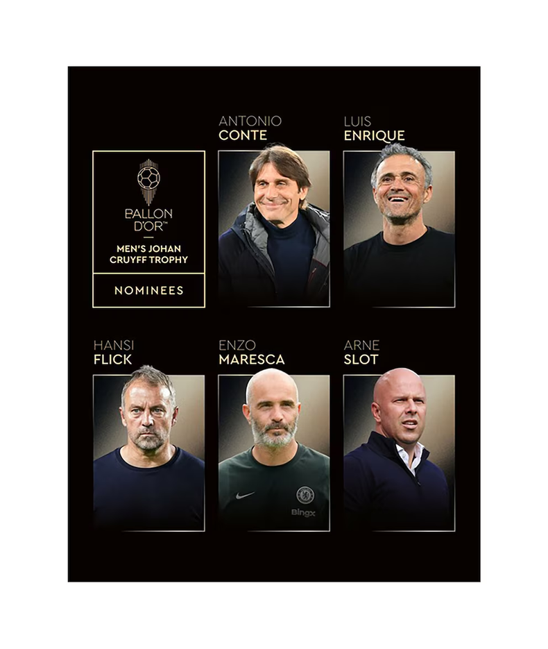 Los cinco entrenadores nominados al premio del mejor DT del año