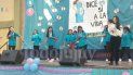 se realizo el festival a favor de las dos vidas con gran concurrencia de la juventud