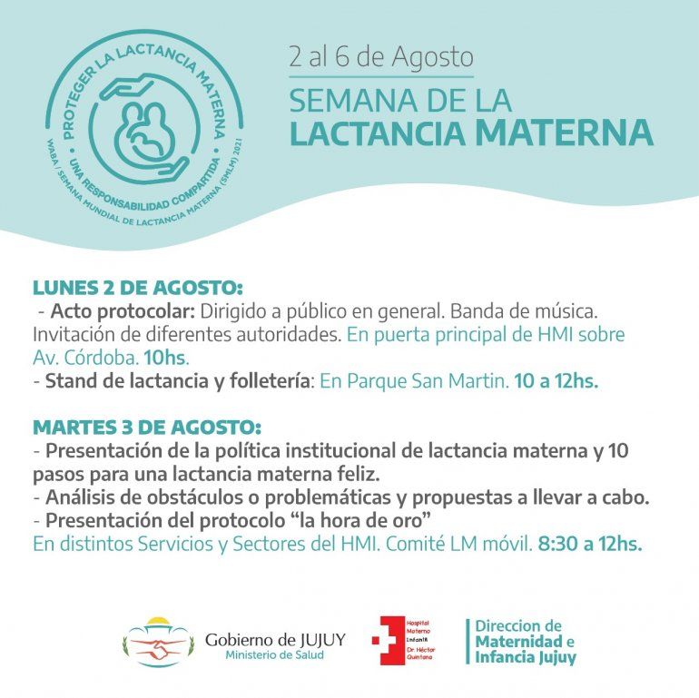  Semana de la Lactancia Materna