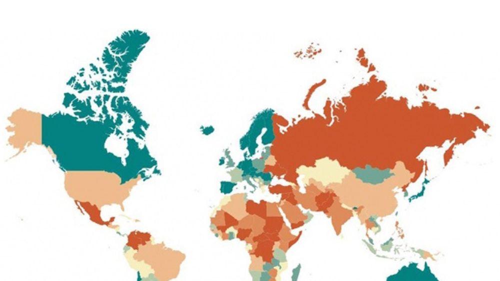 Países más pacíficos