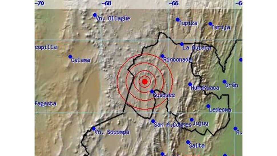 Sismos en Jujuy