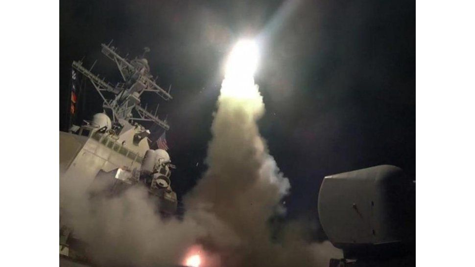 Bombardeo en Siria
