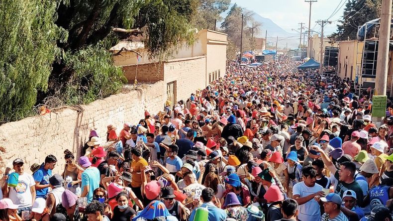 Chaya de mojones en Maimará: cómo funciona el transporte
