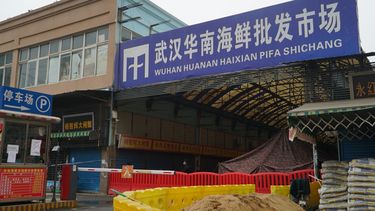 El mercado chino de Wuhan sería el origen de la pandemia del Covid-19.