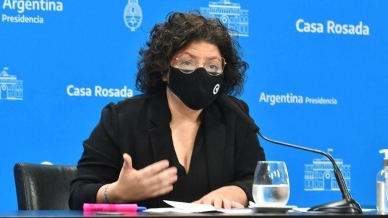 Carla Vizzotti, ministra de Salud.