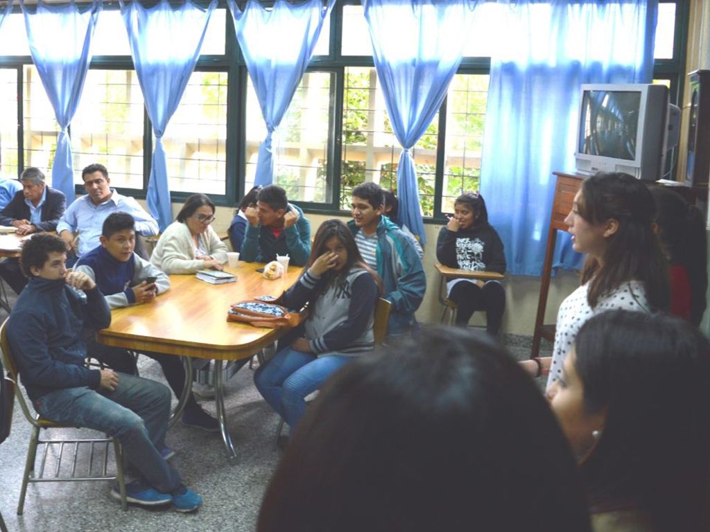 Ente de visita en colegios de El Carmen