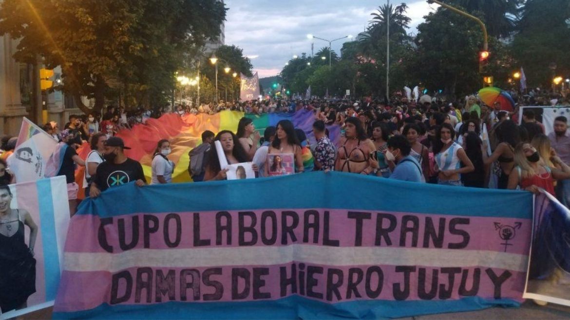 Marcha del orgullo en Jujuy.