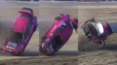 Cuál es el estado de salud del piloto que sufrió un impactante vuelco en una carrera en Río Negro.