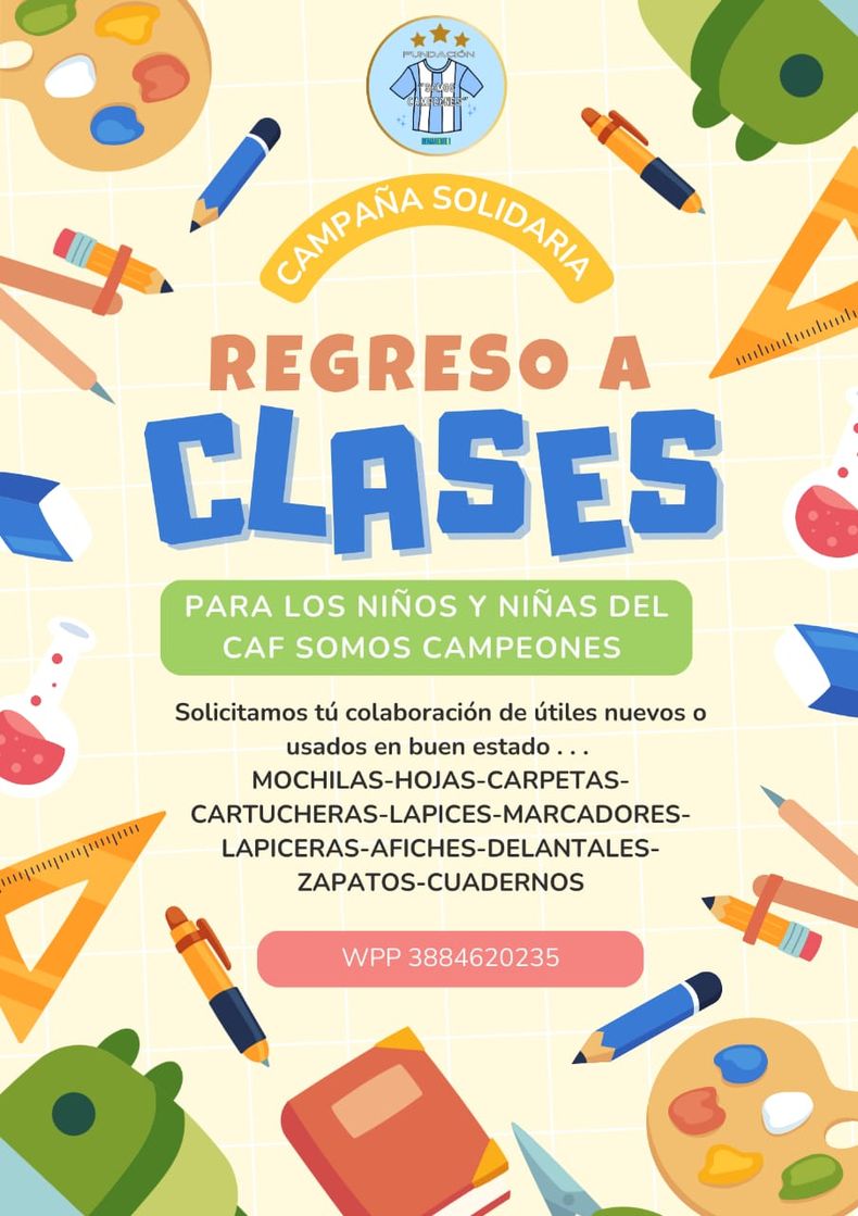 Colecta de útiles escolares. Colecta de útiles escolares.